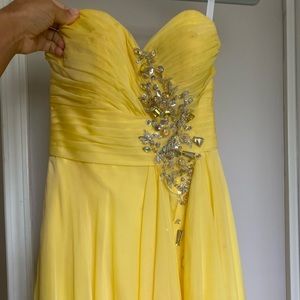 Yellow formal dress